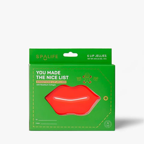 Spalife brand lip jellies in soothing rosehip and collogen for softer and plumper looking lips