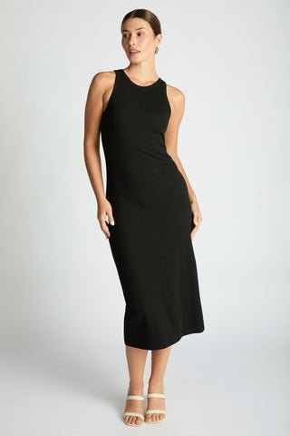 ribbed tank style long dress.   