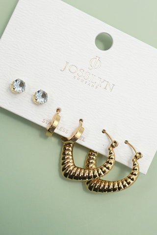 Tarnish Free Earring Trio