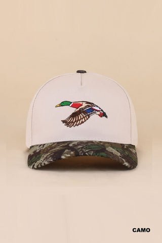 Mallard Cap with Camo Bill