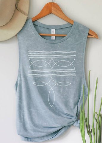 BOOT STITCH TANK TOP