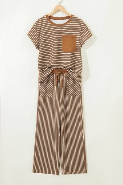 Rowen Stripe Pant Set