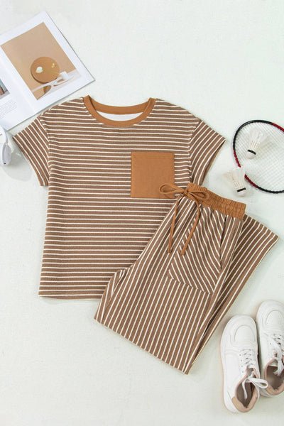 Rowen Stripe Pant Set